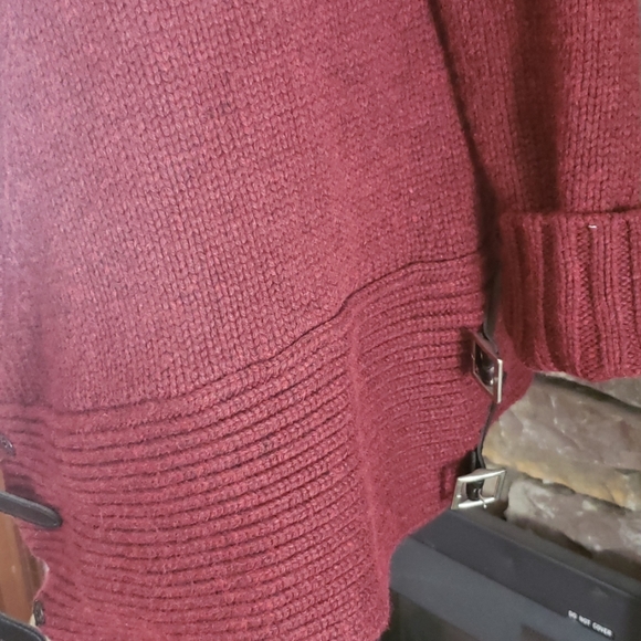 ⚡SALE⚡MODA INTERNATIONAL KNIT SHAWL SWEATER SZ S - Picture 4 of 8